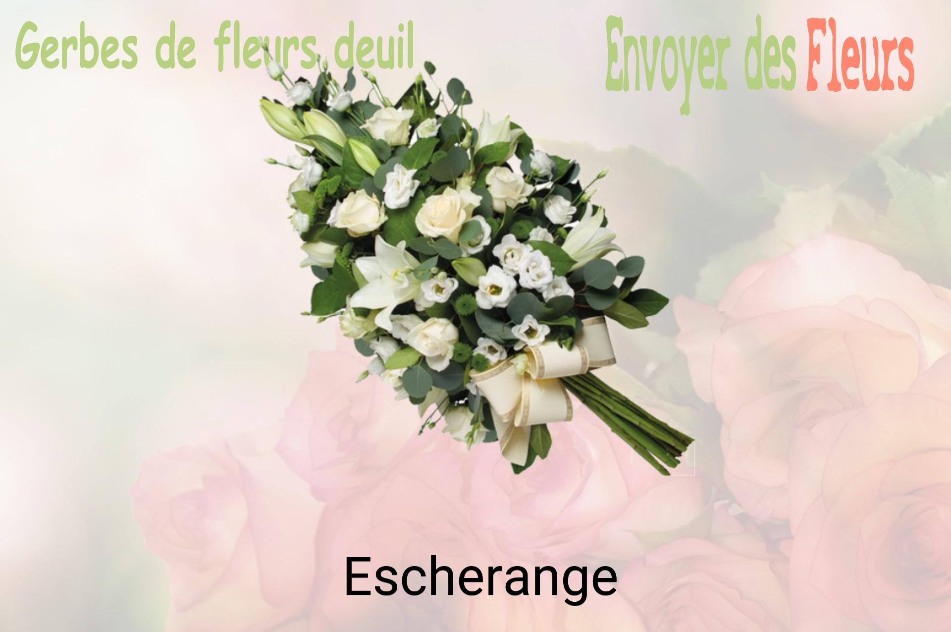 Gerbe de fleurs de deuil livrée à Escherange